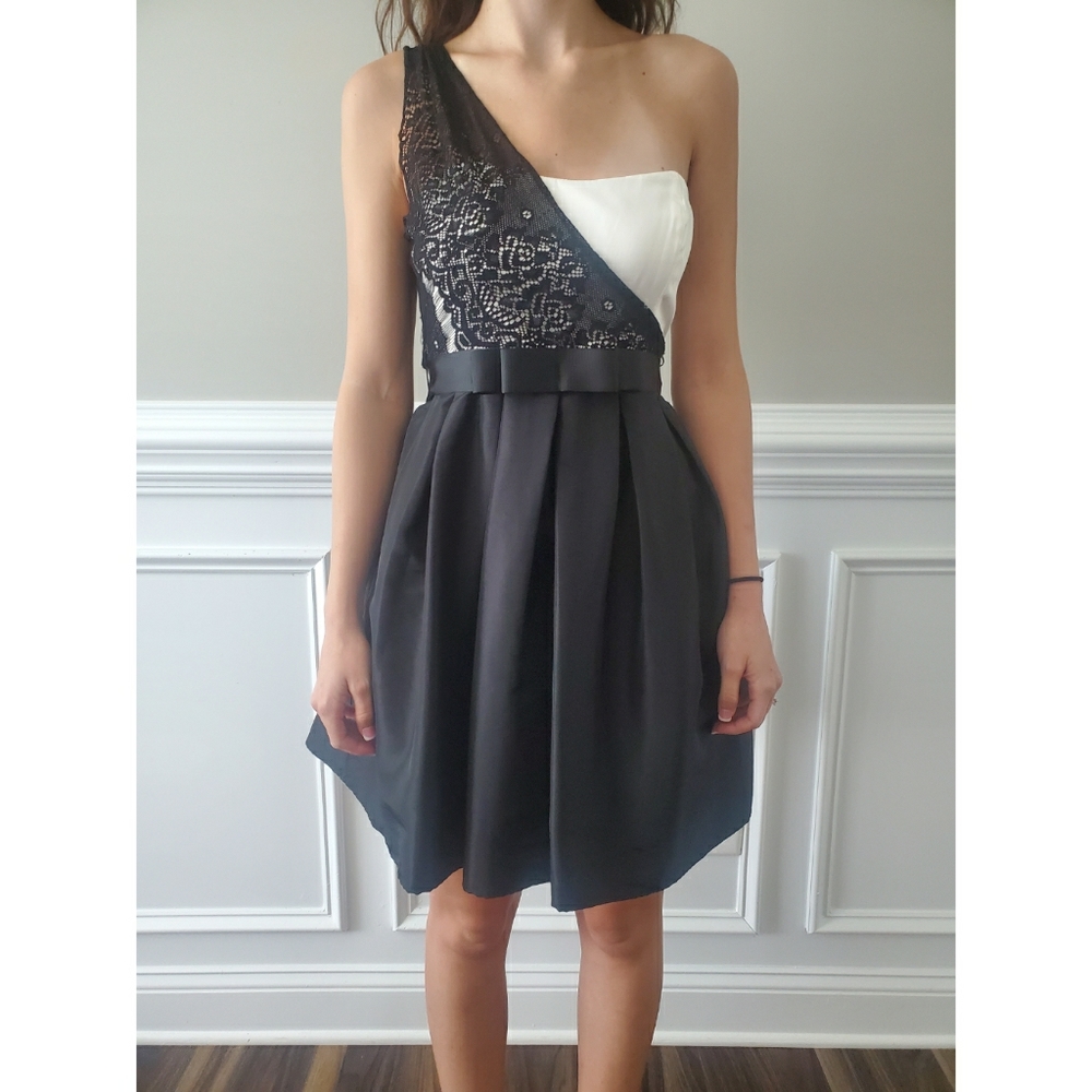 WHBM Satin Lace Dress
